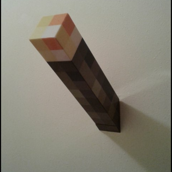 Minecraft wall torch - Picture 2 of 2